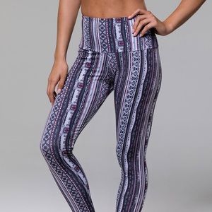 Onzie high rise Tribe print Capri 2029